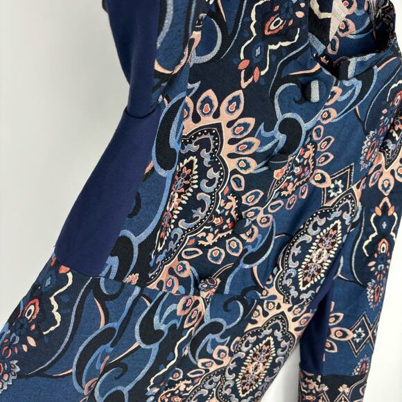 Chico’s Jacquard Jacket Size Small Metallic Thread Embroidered Gold Brocade - Picture 9 of 16